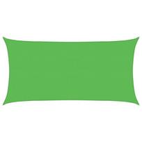 vidaXL Burė nuo saulės, šviesiai žalia, 2,5x5m, HDPE, 160g/m²