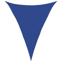 vidaXL Saulės skėtis, burė, 160 g/m², trikampė, mėlyna, 5x6x6 m, HDPE