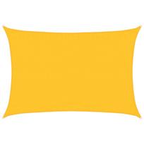 vidaXL Burė nuo saulės, geltonos spalvos, 3,5x5m, HDPE, 160g/m²