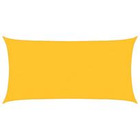 vidaXL Burė nuo saulės, geltonos spalvos, 4x7m, HDPE, 160g/m²