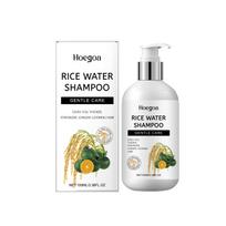 Rice shampoo Scalp cleansing, massage, care, hydration, moisturizing, smooth hair, nourishing shampoo 100ml white