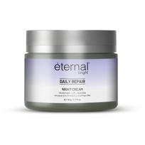 Eternal Bright Night Cream with Retinol, Niacinamide, Vitamin C & Hyaluronic Acid | Overnight Glow & Anti-Ageing Moisturiser | For All Skin Types | gray