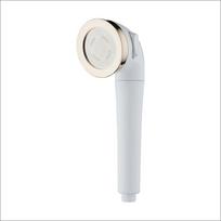 Spot Chrome Finish Easy Install ABS Removable Washable PP Filter Handheld Shower Ionic Shower Head Bathroom Faucet Accessories (White,ABS Plastic) balta