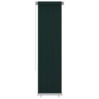vidaXL Lauko roletas, 65 (plotis) x 230 (aukštis) cm, tamsiai žalios spalvos, HDPE
