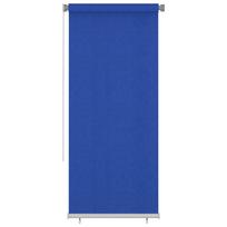 vidaXL Lauko roletas, 105 (plotis) x 230 (aukštis) cm, mėlynos spalvos, HDPE
