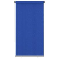 vidaXL Lauko roletas, 125 (plotis) x 230 (aukštis) cm, mėlynos spalvos, HDPE