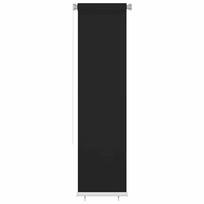 vidaXL Lauko roletas, 65 (plotis) x 230 (aukštis) cm, juodos spalvos, HDPE