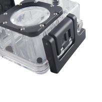 Vandeniui atsparus dėklas, povandeninis korpusas, skirtas Sjcam Sj4000 sportinio fotoaparato priedui gray