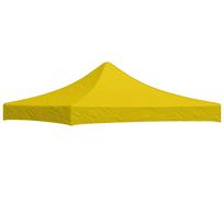 vidaXL Proginės palapinės stogas, geltonos spalvos, 3x3m, 270 g/m²