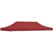 vidaXL Proginės palapinės stogas, tamsiai raudonas, 6x3m, 270 g/m²