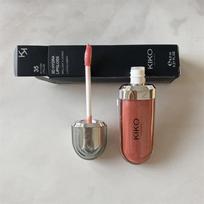 Italian Kiko 3D Mirror Lip Glaze Waterproof Long-lasting, smudge-free, soft bean paste 1 pcs 18 35 black