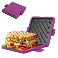 In-Stock Toast and Sandwich Maker – Microwave Oven Grill Pan, No Plug-in Required Yellow black