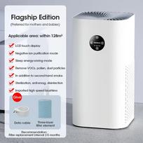 Xiaomi HEPA Air Purifier 180m² Negative Ion Formaldehyde Removal for Pet Hair Dust Deodorization Sterilization Home Use white