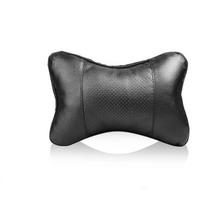 Both Side PU Leather Car Neck Pillow Breathable Uinversal Car Seat Head Neck Rest Cushion Headrest Auto Interior 1 pieceZCs beige