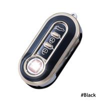 Automobilio išmaniojo rakto dėklo dangtelis skirtas FIAT 500 Ducato Panda Punto 500L Lancia Musa Citroen džemperiui Peugeot Boxer žalia