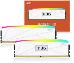 V-Color Manta XFinity+ aRGB DDR5-6000 RAM, CL28, XMP/EXPO - 32GB Dviejų modulių rinkinys, White | MEVC-018 | 4711658488763