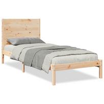 vidaXL Lovos rėmas be čiužinio, 90x210cm, medienos masyvas, itin ilgas