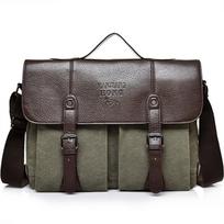 Men Crossbody Bags Male Canvas Shoulder Bags Boy Messenger Bags Man Handbags for Travel 37x28x12cm kava