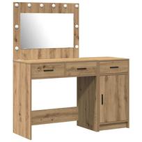 vidaXL Makiažo stalas 2 vnt. Ruda 40 x 41 x 75 cm Apdirbta mediena