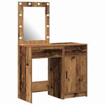vidaXL Makiažo stalas 2 vnt. Ruda 50 x 41 x 135 cm Apdirbta mediena