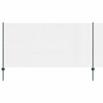 vidaXL Suvirintas vielos tvora su stulpeliais 10 x 1,2 m Žalia