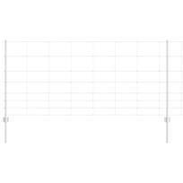 vidaXL Lauko laukinė tvora su stulpais 50 x 1 m Galvanizuotas plienas