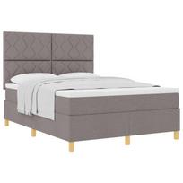 vidaXL Kiemas lova su galvūgalio Tortora 140 x 190 cm audinys