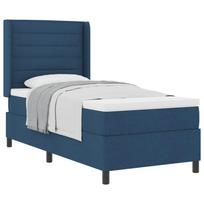 vidaXL Kiemas lova su pagalve su galvūgalio Mėlyna 200 x 90 cm audinys