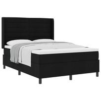 vidaXL Kiemas lova su pagalve Juodas 190 x 140 cm audinys