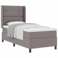 vidaXL Kiemas lova su pagalve su galvūgalio Taupe 190 x 90 cm audinys