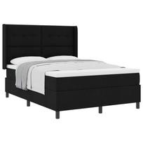 vidaXL Kiemas lova su pagalve Juodas 190 x 140 cm audinys