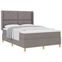 vidaXL Kiemas lova su galvūgalio Tortora 140 x 190 cm audinys