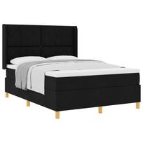 vidaXL Kiemas lova su galvūgalio Juoda 140 x 190 cm audinys