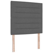 vidaXL Kiemas lova su čiužiniu Tamsiai pilka 80 x 200 cm audinys