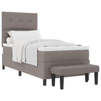 vidaXL Kiemas lova su pagalve Tortora 90 x 200 cm audinys