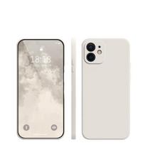 Suitable for Apple 15/14 Plus Matte 13 Silicone 12mini Case 11promax Phone Case Apple 6 white