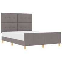 vidaXL Lovos rėmas su galvūgalio Tortora 160 x 200 cm audinys