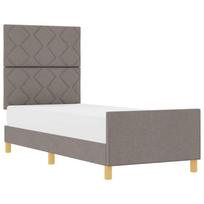 vidaXL Lovos rėmas su galvūgalio Tortora 80 x 200 cm audinys
