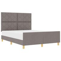 vidaXL Lovos rėmas su galvūgalio Tortora 140 x 190 cm audinys