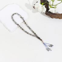 Klasikinis akrilinis tasbih: 33 karoliukų Artimųjų Rytų maldos apyrankė vyrams ir moterims chaki