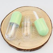 5ML Mini Capsule Lip Gloss Tube - Empty Lip Glaze Cosmetic Packaging beige