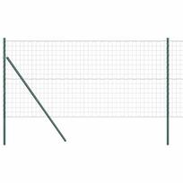 vidaXL Euro tvoros žemės tvirtinimas 10 x 1,4 m PVC dengtas plienas