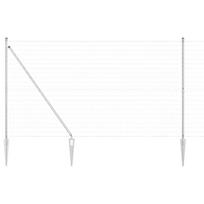 vidaXL Lauko Euro tvora su smeigėmis 10 x 1,6 m Galvanizuotas plienas