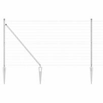 vidaXL Lauko Euro tvora su smeigėmis 10 x 1,4 m Galvanizuotas plienas