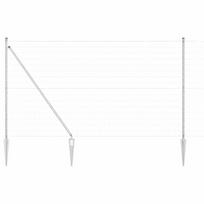 vidaXL Lauko Euro tvora su smeigėmis 10 x 1,5 m Galvanizuotas plienas