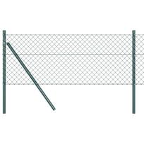 vidaXL Grandinės tvoros tvirtinimas 25 x 0,4 m PVC dengtas plienas