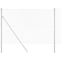 vidaXL Grandinės tvoros tvirtinimas 10 x 1,6 m Galvanizuotas plienas