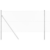vidaXL Grandinės tvoros tvirtinimas 10 x 1,2 m Galvanizuotas plienas