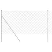 vidaXL Grandinės tvoros tvirtinimas 25 x 1,2 m Galvanizuotas plienas