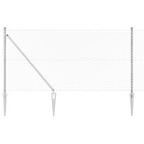 vidaXL Grandininė tvora su smaigaliais 10 x 1 m Galvanizuotas plienas